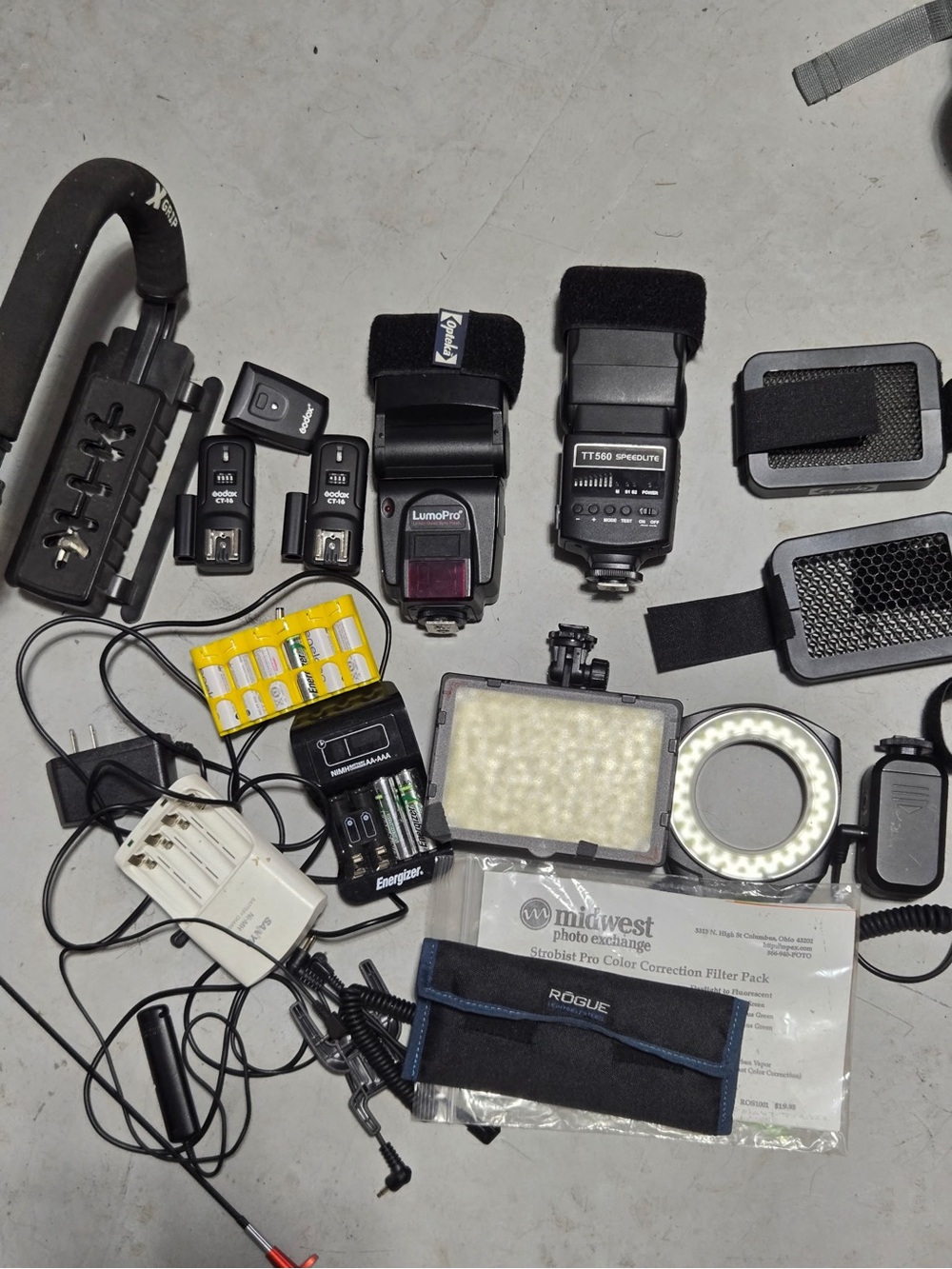 Photography Flashes, remotes, accessories